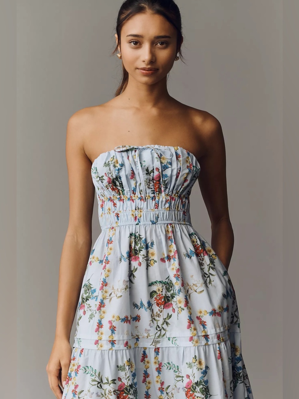 The Somerset Long Dress: Strapless Edition Size Xs - Picture 4 of 7